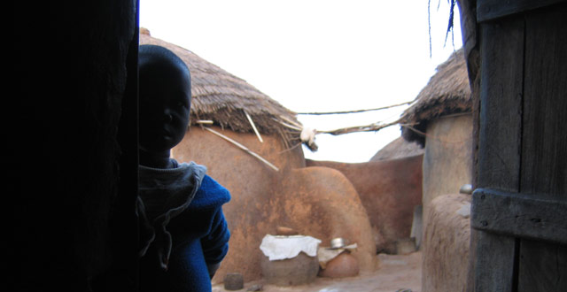 Salmata's daughter, Nashitu in Gambaga Child in Gambaga