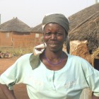Salmata, the youngest resident at the camp