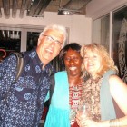 Colin Izod, Yaba Badoe and Rose