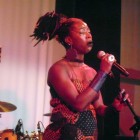 Dobet Gnahoré in concert at Rich Mix, London